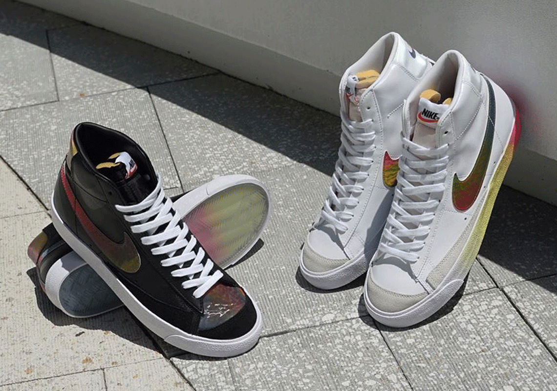 The Nike Blazer Mid '77 Gets Covered In 90s Friendly Thermal Colors