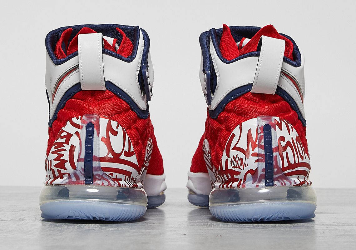 Nike LeBron 17 Graffiti Remix Red Release Info 3