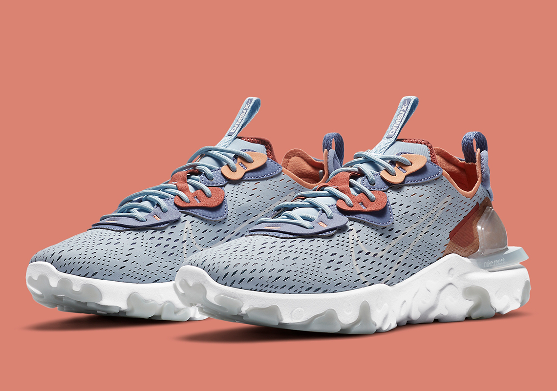 The Nike React Vision Dresses Up In Light Armory Blue