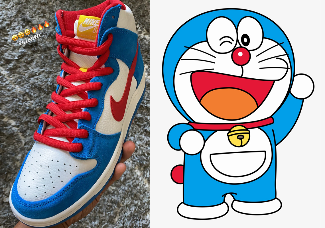 مجموعه افالون للتبييض Nike SB Dunk High Doraemon Release Info | SneakerNews.com مجموعه افالون للتبييض