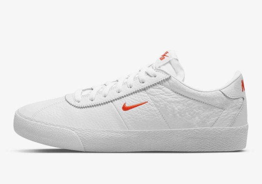 The Nike SB Zoom Bruin Is Now Available In White And Team Orange