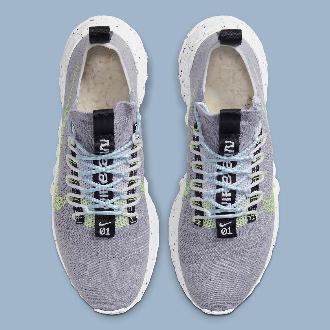 Nike Space Hippie 01 Grey Volt CQ3986-002 Release | SneakerNews.com