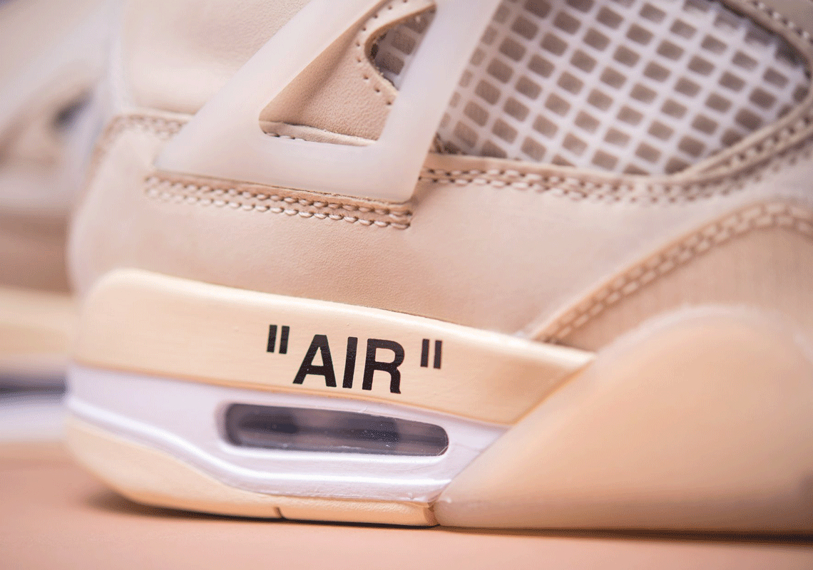 Off-White x Air Jordan 4 'Sail' Releasing July 25th – Feature