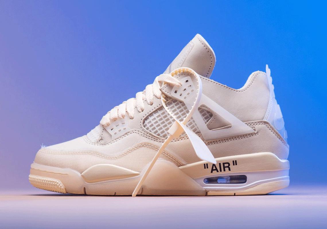 off white pastel jordan 4