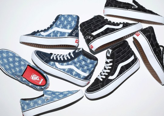 Supreme’s First Vans Collaboration In 2020 Highlighted By Hole-Punched Denim