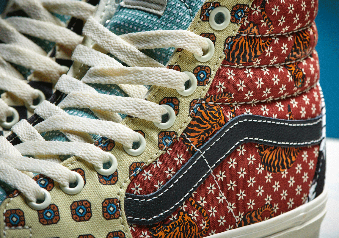 vans sk8 tiger patchwork