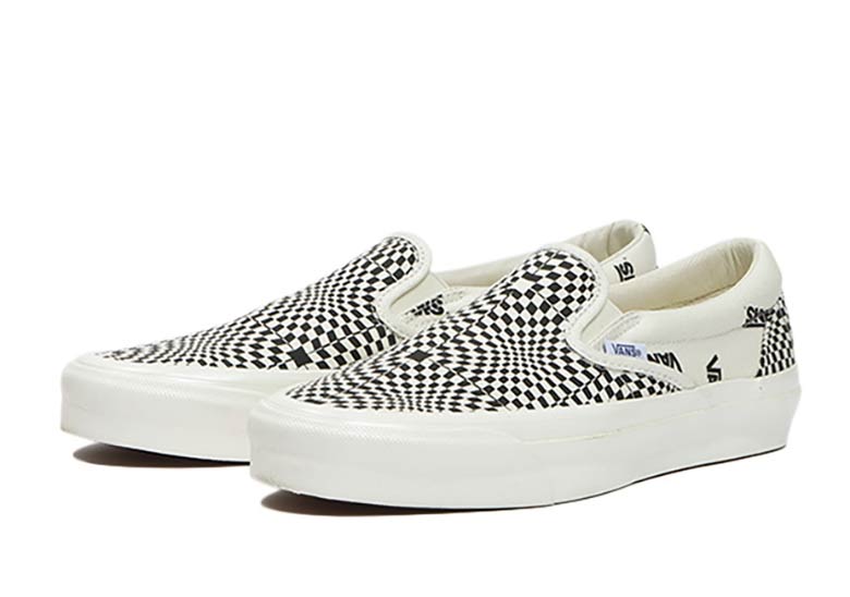 vans vault slip on white