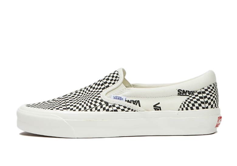 Vans Vault Slip-On Authentic Logo Check Release Date | SneakerNews.com