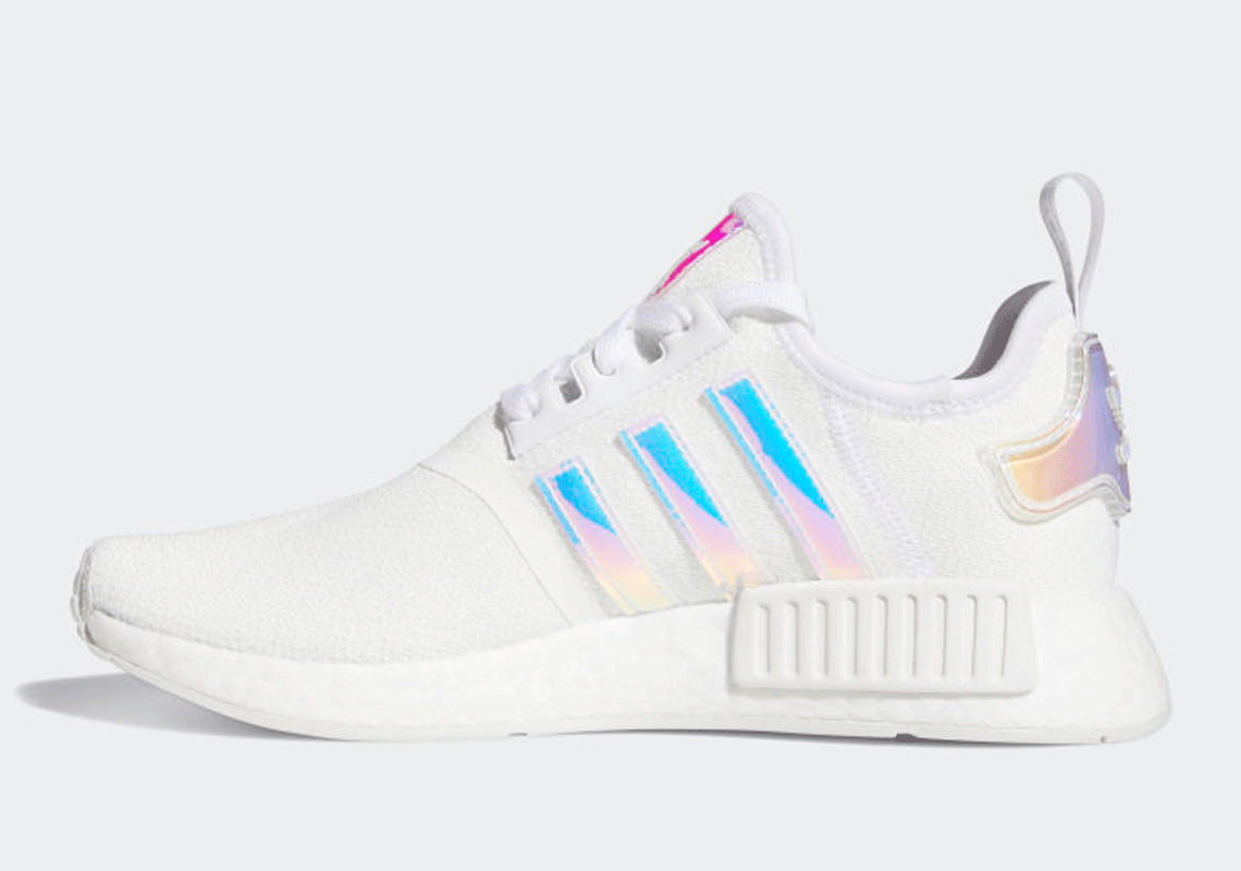 white and pink adidas nmd