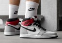 FitminShops - NIKE AIR Supreme JORDAN 1 HIGH OG LIGHT SMOKE GREY 32cm Retro  2022 'Fire Red' - 160 - air jordan image xiii 13 2018 hyper royal retro