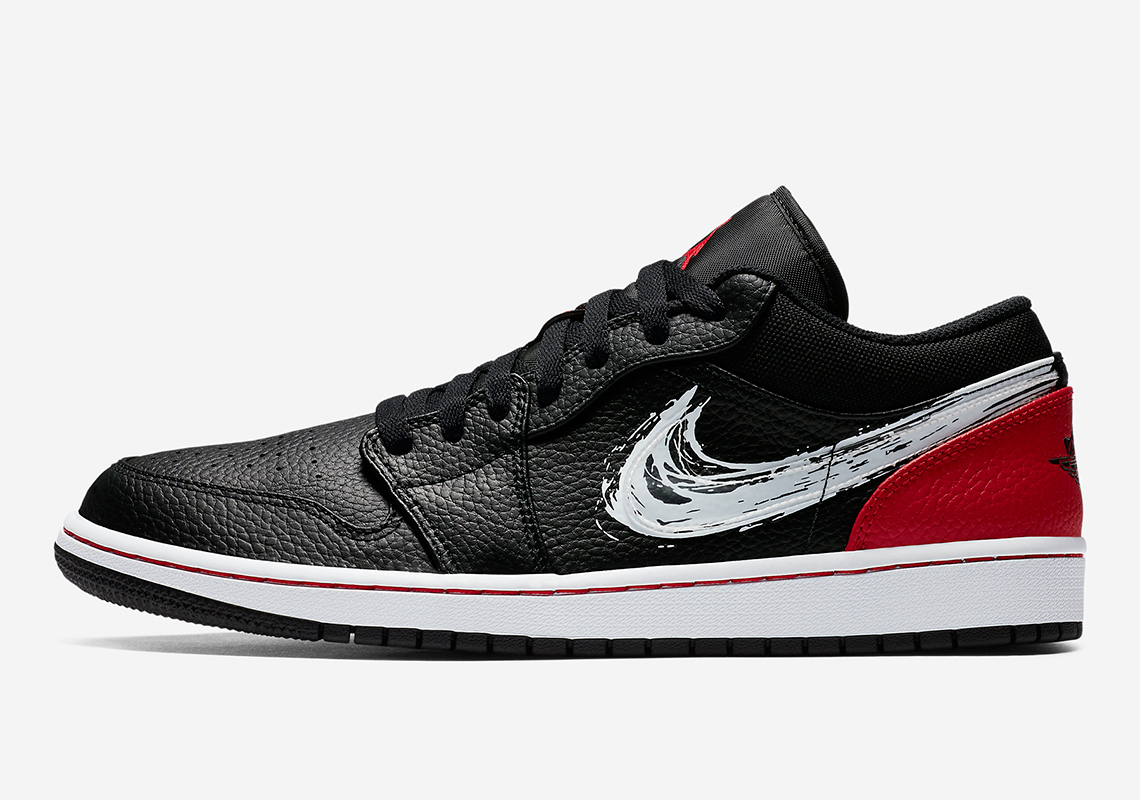 Air Jordan 1 Low Brushstroke DA4659-001 