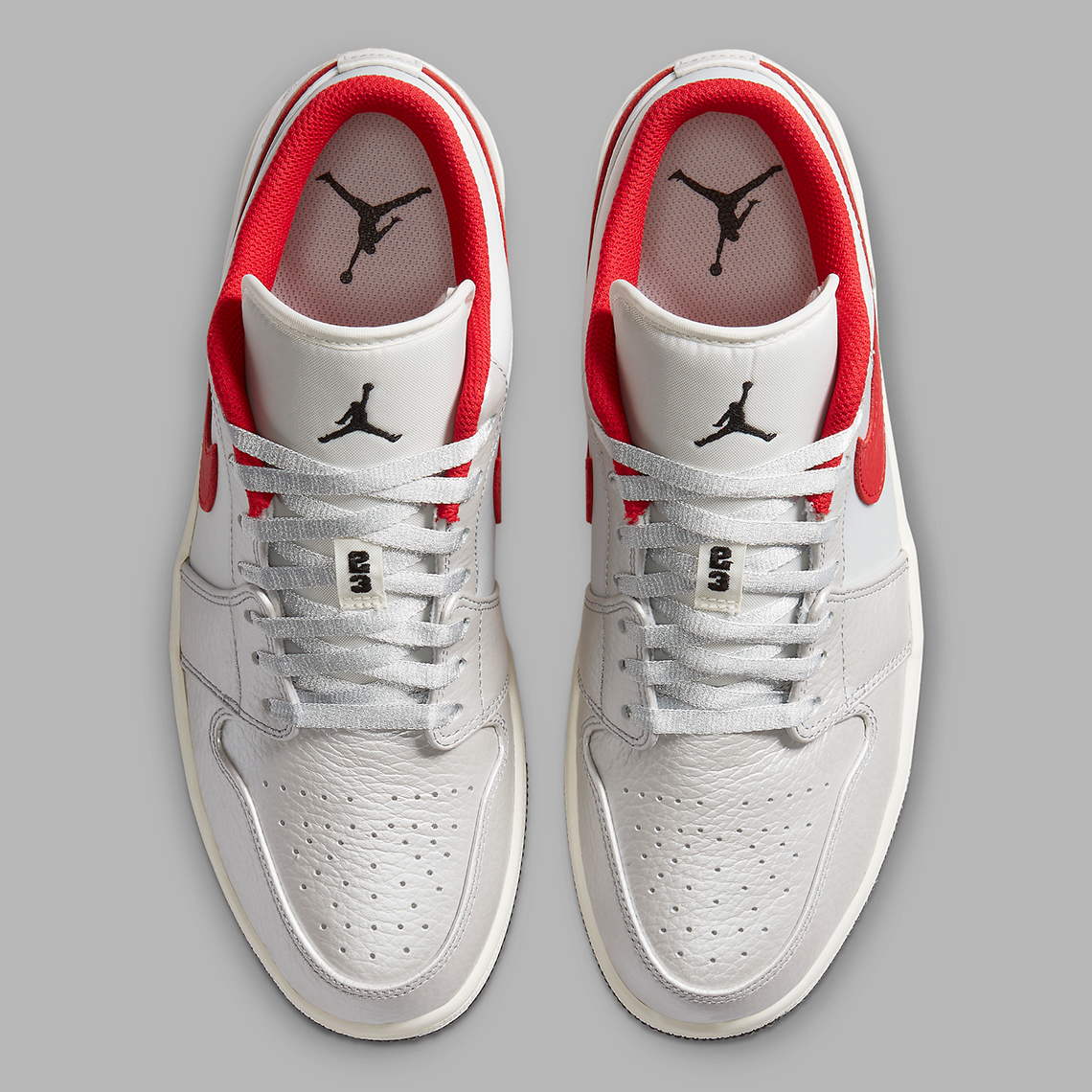 Air Jordan 1 Low White Red Da4668 001 6