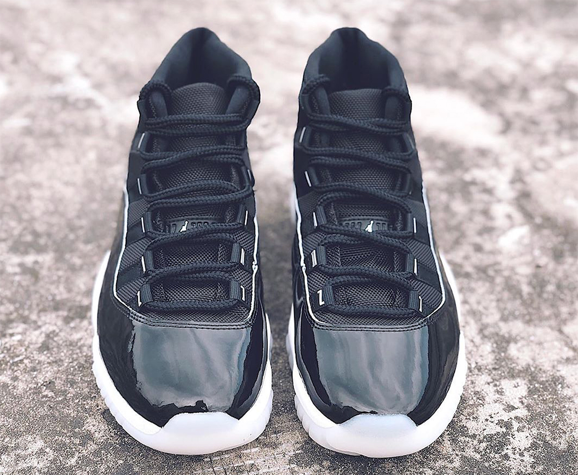 Air Jordan 11 Jubilee Black Silver Ct8012 011