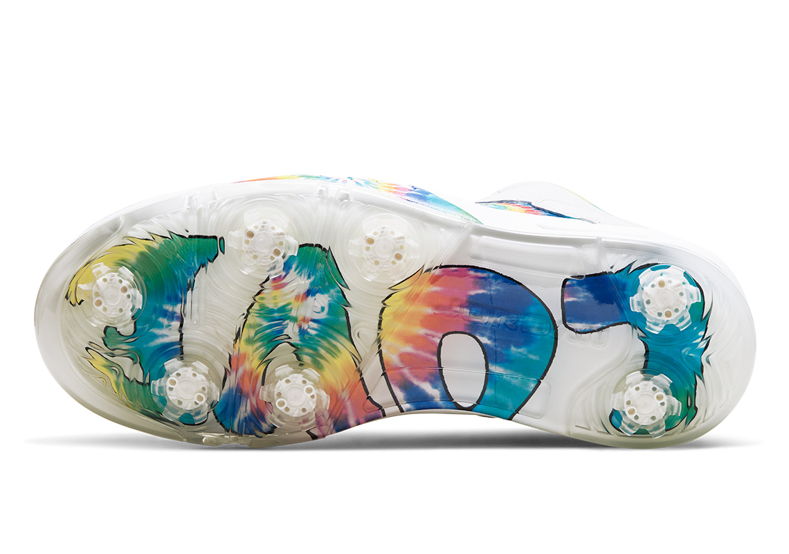 tie dye nike golf shoes