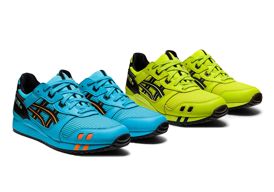 The ASICS GEL-Lyte III Dresses Two Neon Colorways With Kayano-Styled Stripes