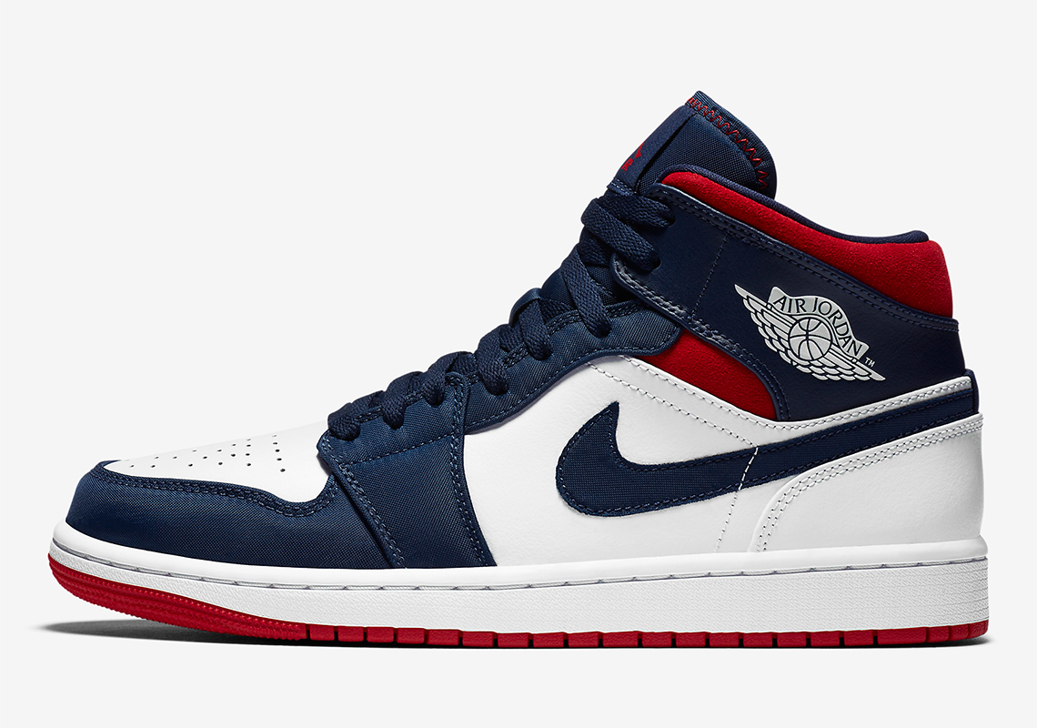 Air Jordan 1 Mid SE USA 852542-104 