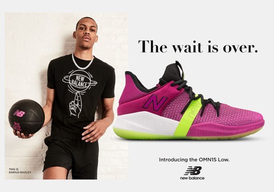 Darius Bazley shows off his favorite New Balance shoes from this year