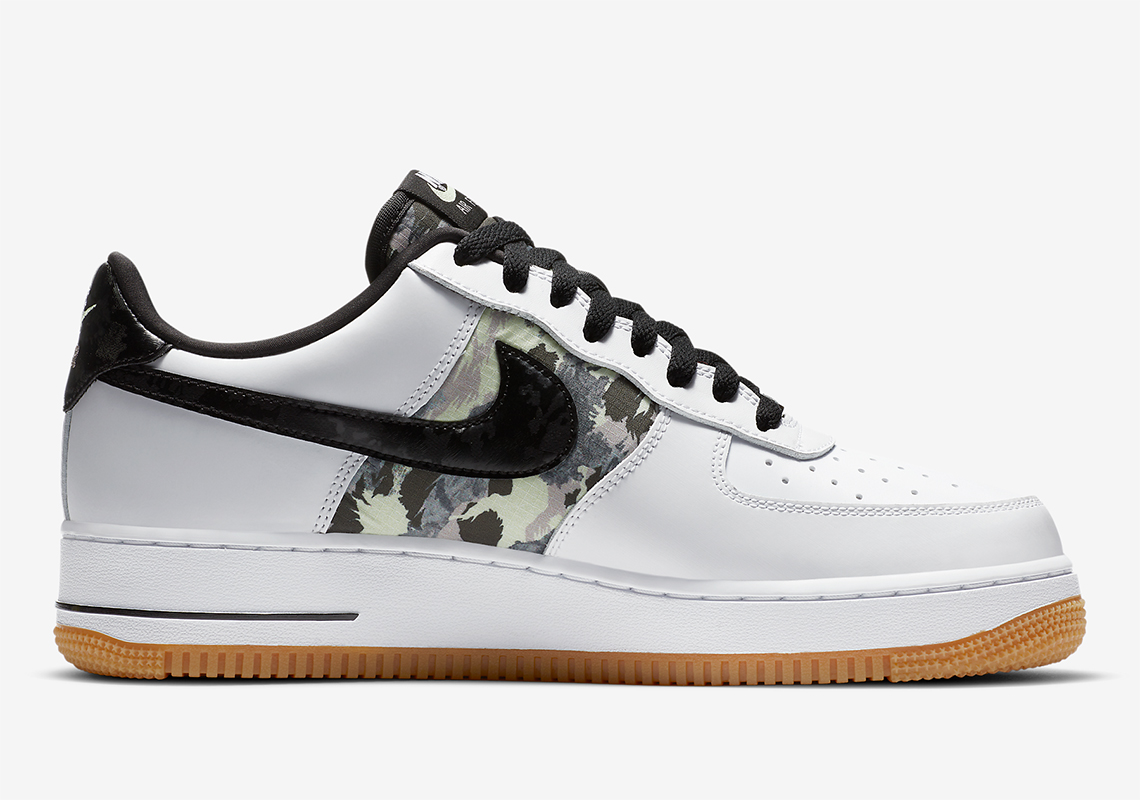 grey and white camo air force 1
