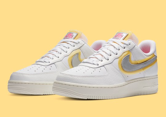 Exposed Mesh Grates Give This Women’s Nike Air Force 1 A Deconstructed Look