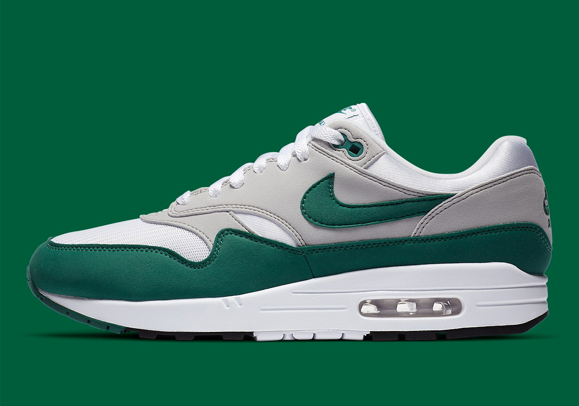 nike air max 1 grey green