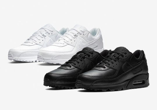 The Nike Air Max 90 Just Dropped In Nurse-Friendly Triple White And Triple Black