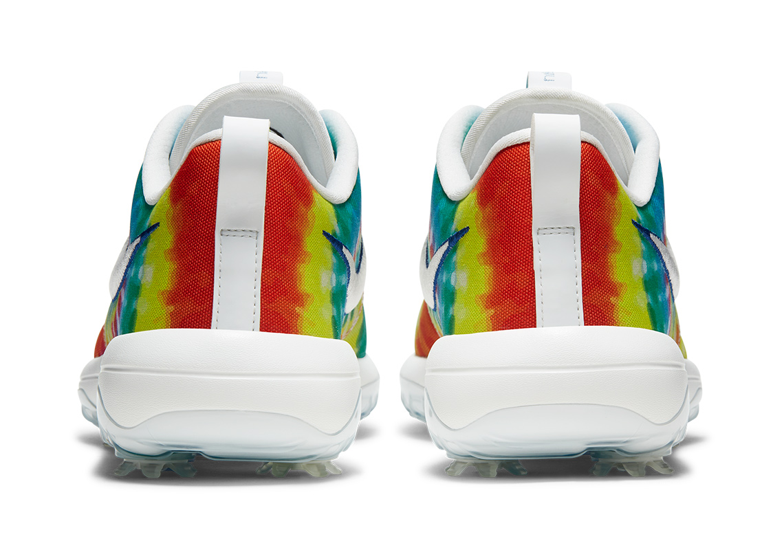 tie dye nike golf shoes