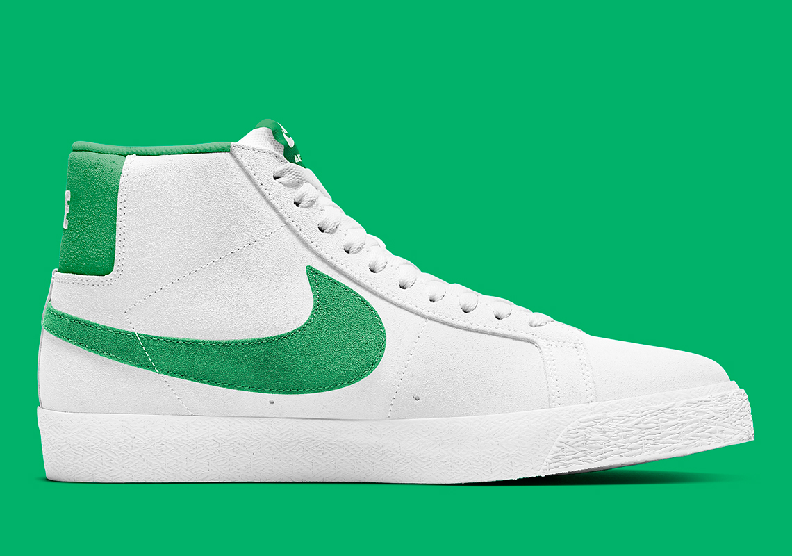 Nike SB Blazer Mid White Green 864349-106 | SneakerNews.com