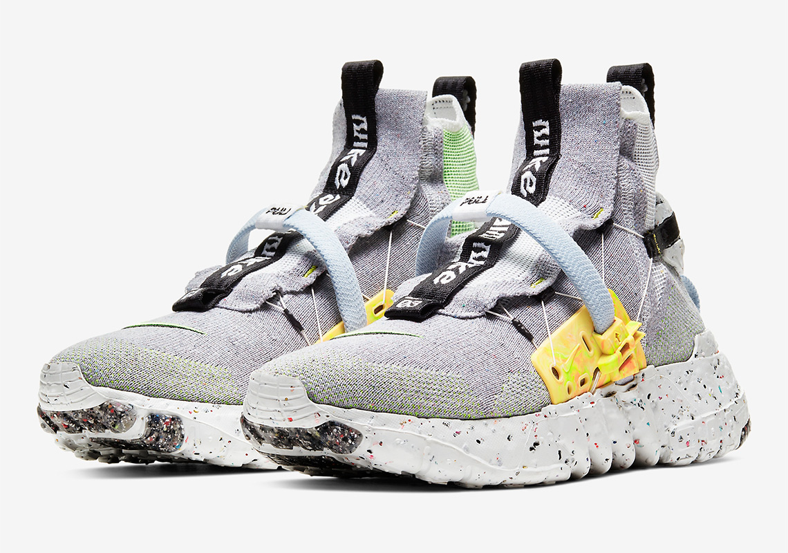 Nike Space Hippie 03 Gets The Grey/Volt Treatment