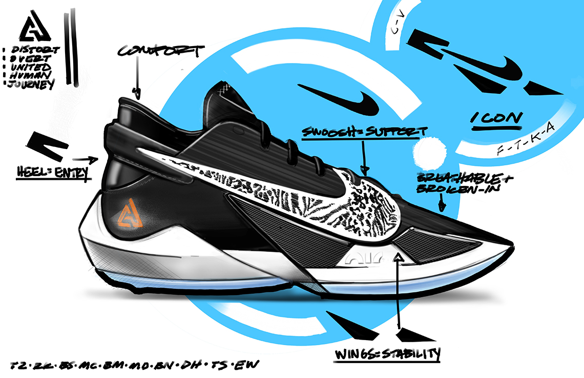 Nike Zoom Freak 2 Sketch 1
