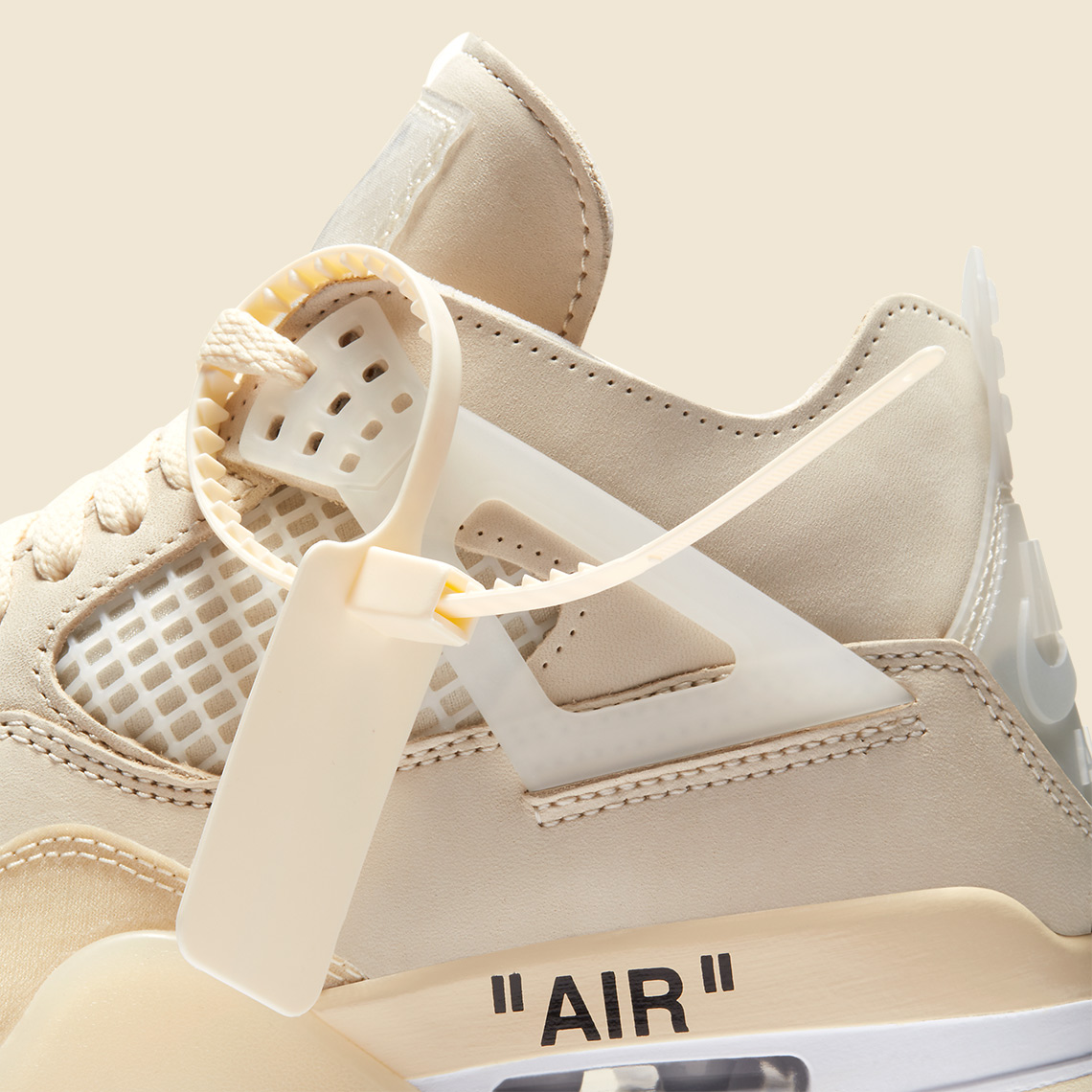 jordan 4 off white sail restock