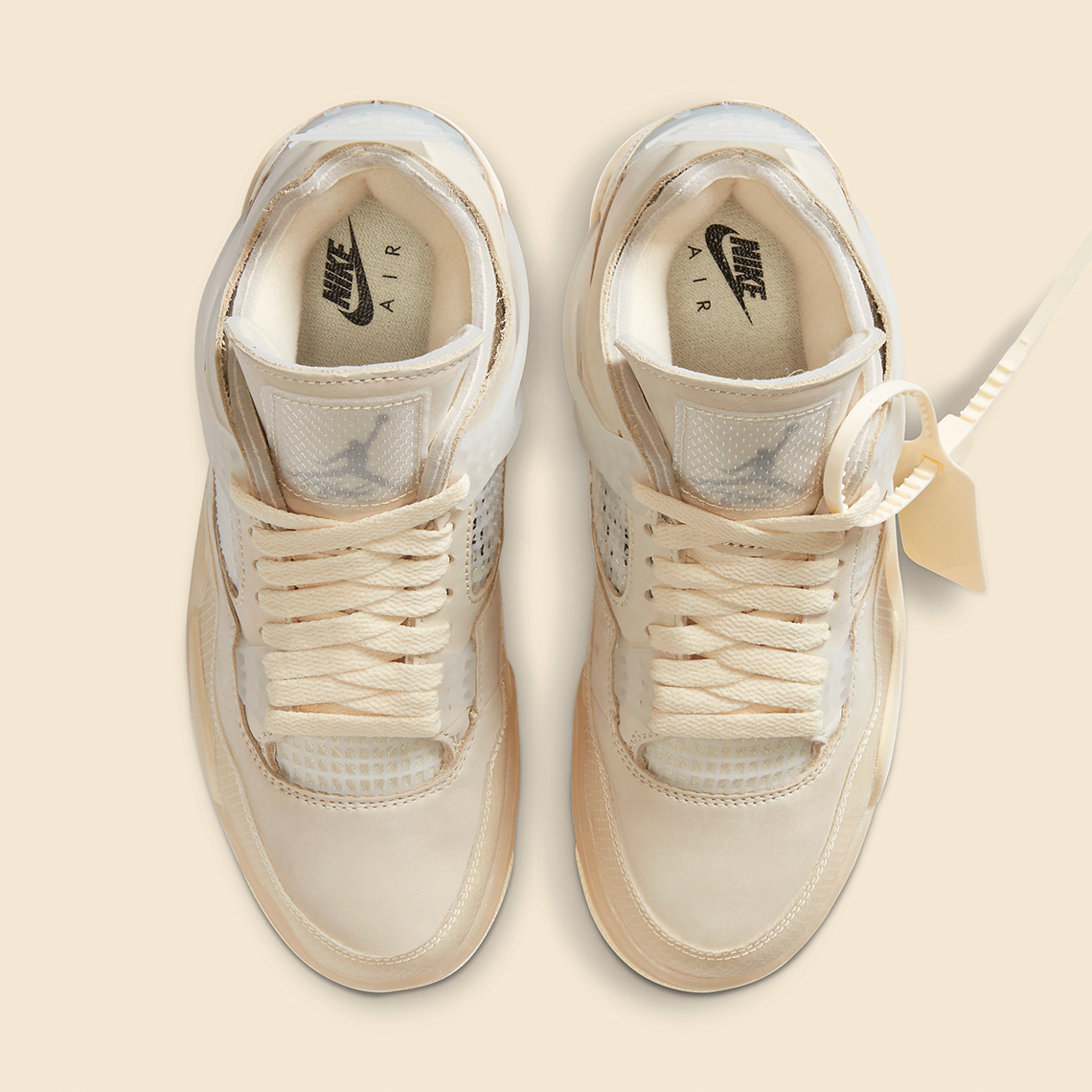 Air Jordan 4 Retro Off-White Sail Womens, CV9388-100