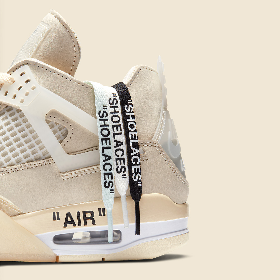 Off-White Jordan 4 Sail CV9388-100 Release Date | SneakerNews.com