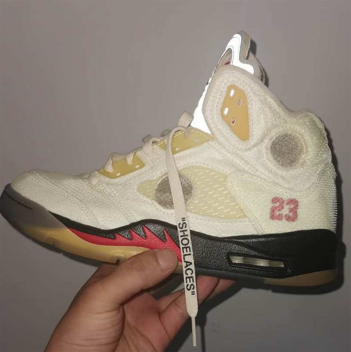 where are the off white jordan 5s dropping