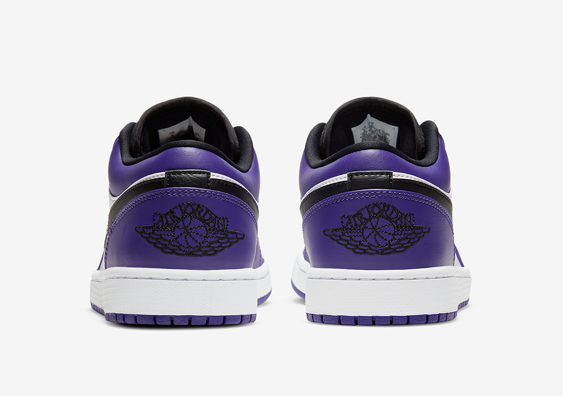 Air Jordan 1 Low Court Purple 553558 500 5