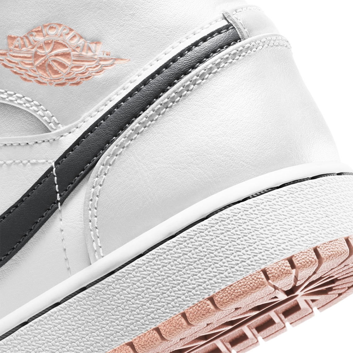 Air Jordan 1 Mid White Pink Release Info 1