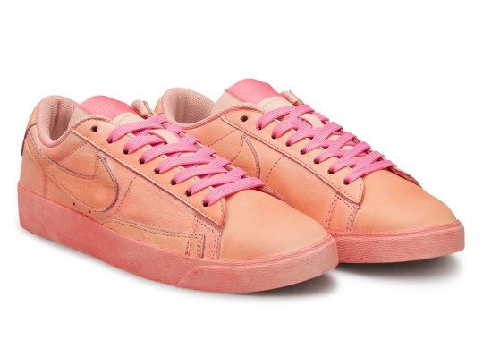 CDG Girl Airbrushes The Nike Blazer Low In Pink