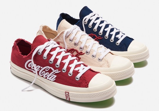 KITH And Coca-Cola To Release Their Trio Of Low-Top Chuck 70s On August 15th