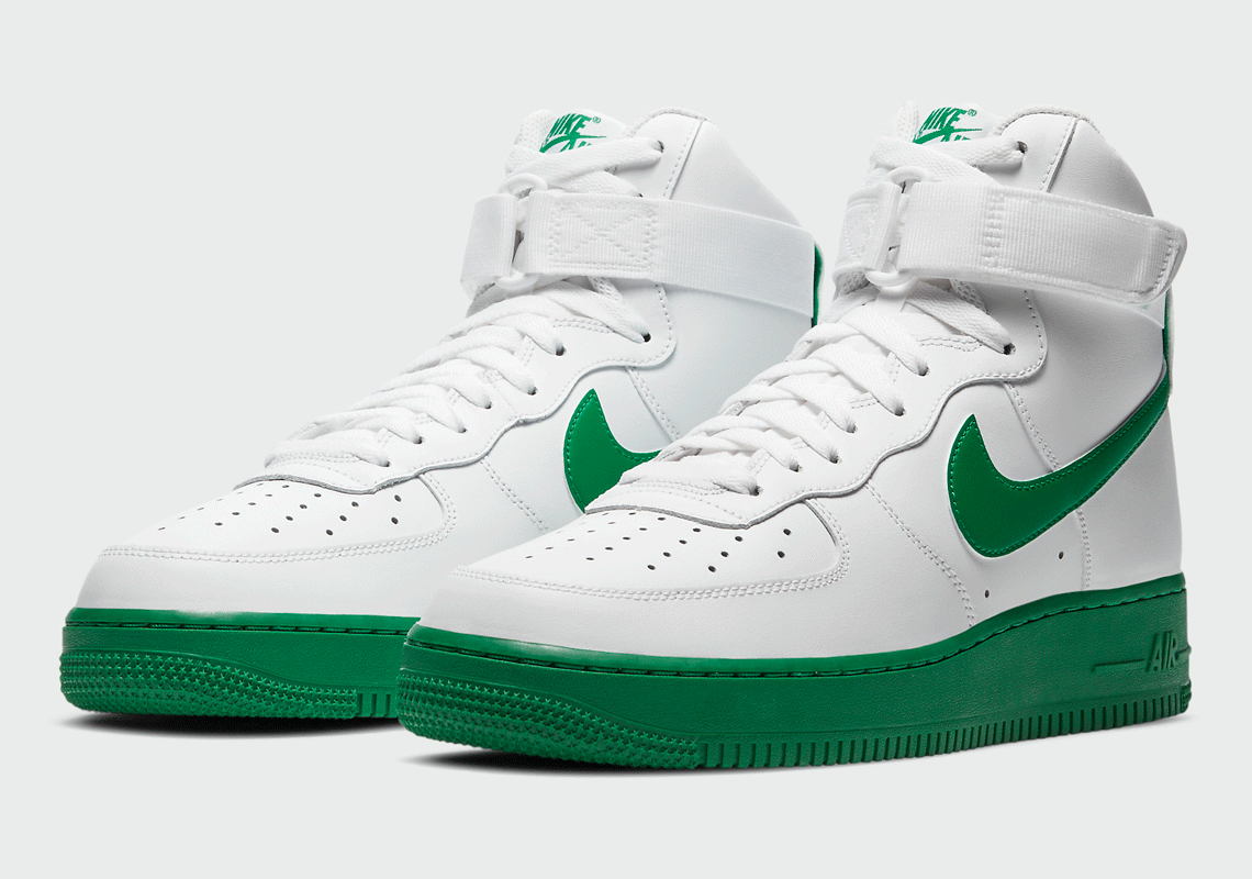 Nike Air Force 1 High White Green 