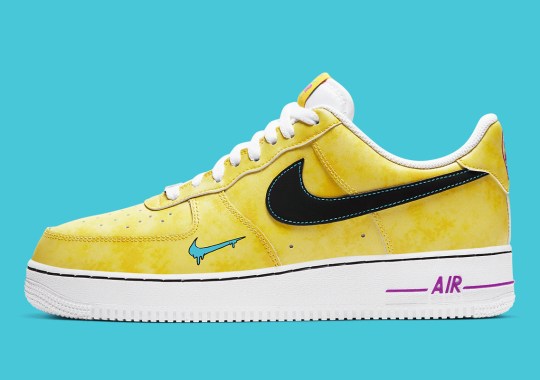 Nike’s “Peace, Love, And Basketball” Collection Adds A Graffiti-Inspired Air Force 1