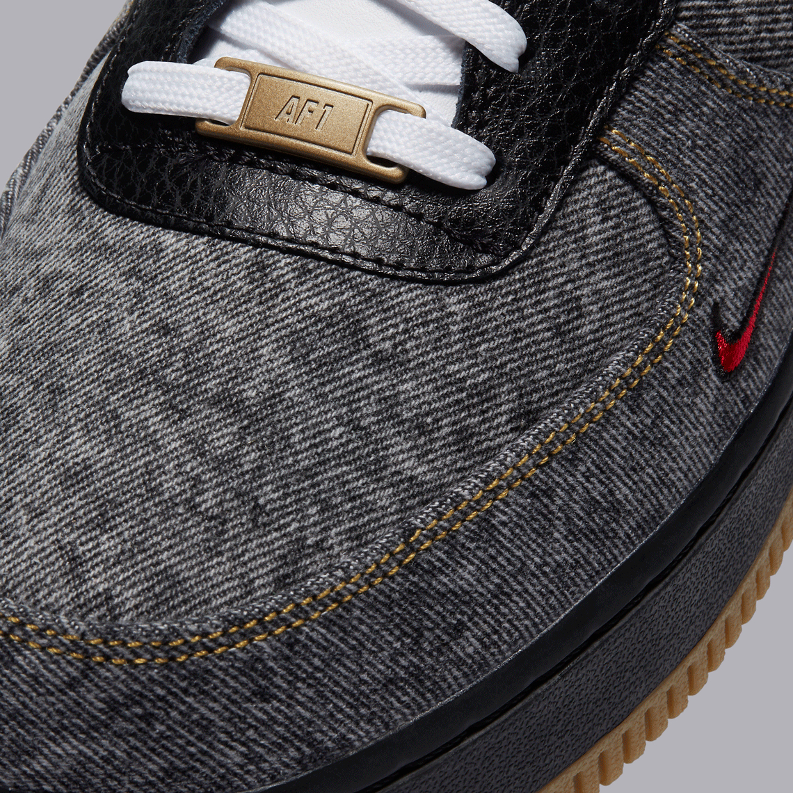 Nike Air Force 1 Low Remix Black - DB1964-001 Size 8 Men's Sneaker 