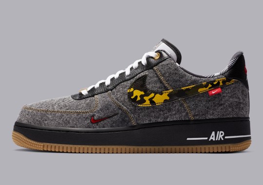 The Nike Air Force 1 Low “Remix Pack” In Black Denim Is Available Now