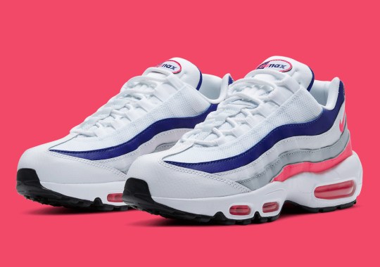 The Nike Air Max 95 Dresses Up In Navy And Pink Blast