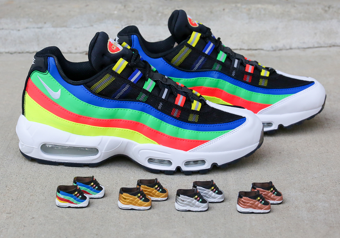 BAIT To Gift Miniature Air Max 95 Kokie Keychains In Honor Of Nike's "Hidden Message" Pack