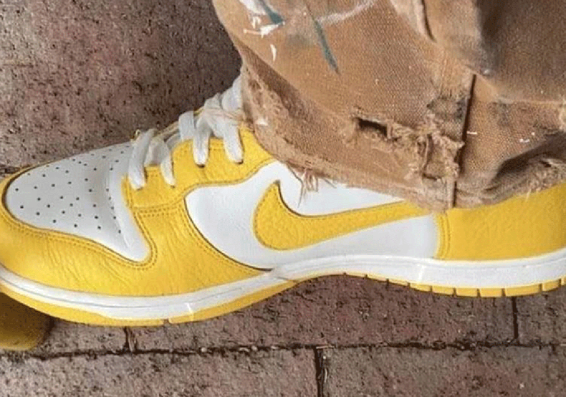 Nike Dunk Low Yellow White 2020 Release 