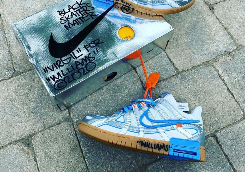 Virgil Abloh signs unreleased Off White x Nike Air Force for Lebron James