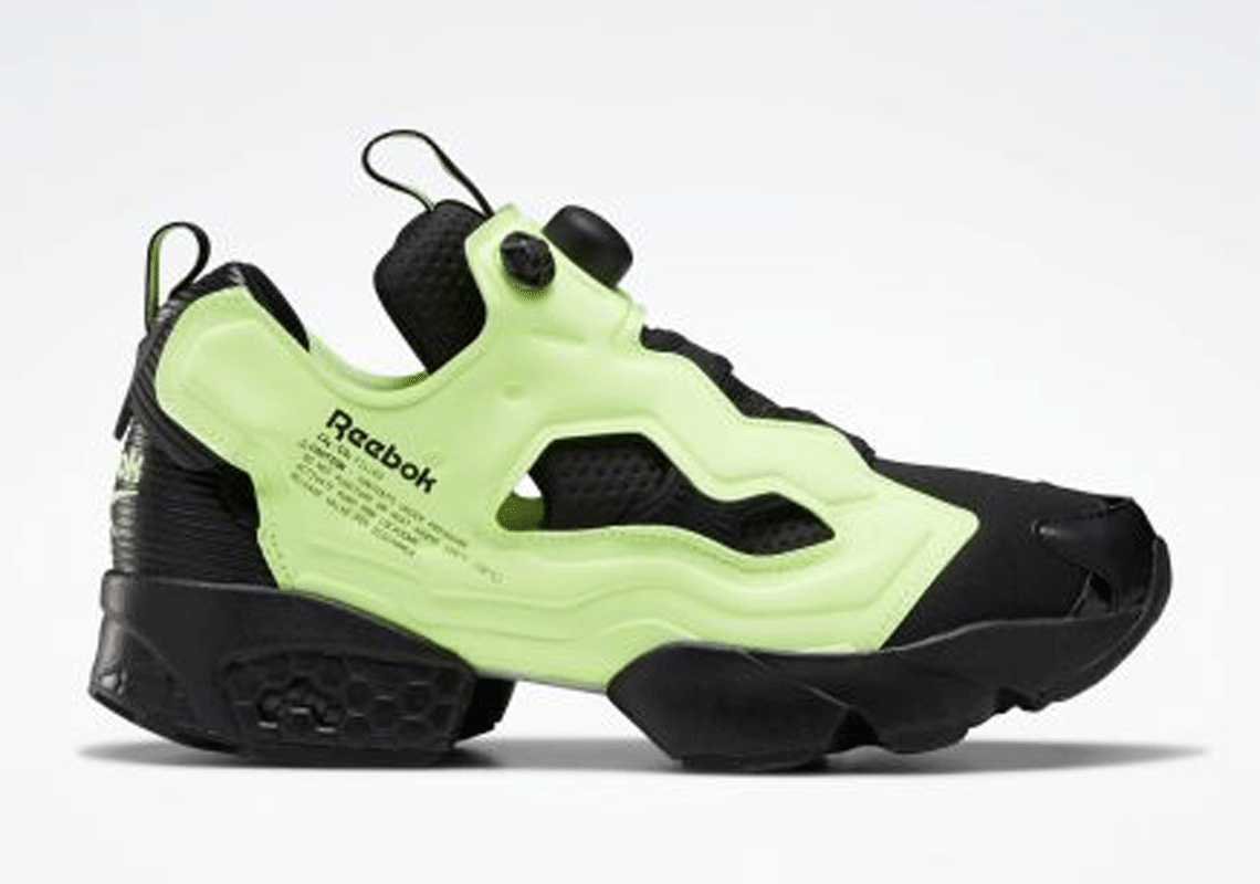 The Reebok Instapump Fury Reveals Caution Instructions With Exterior Text