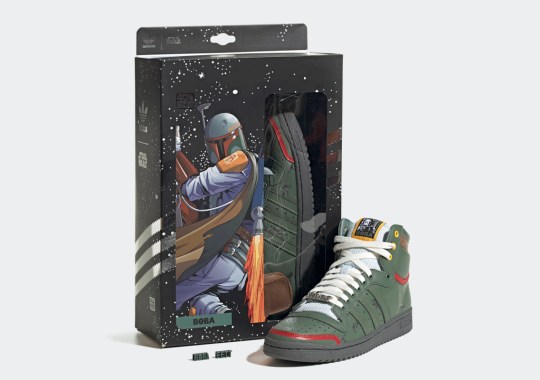 Star Wars’ Boba Fett Comes To Sneaker Form With The adidas helmet bte00202 face guard size Hi