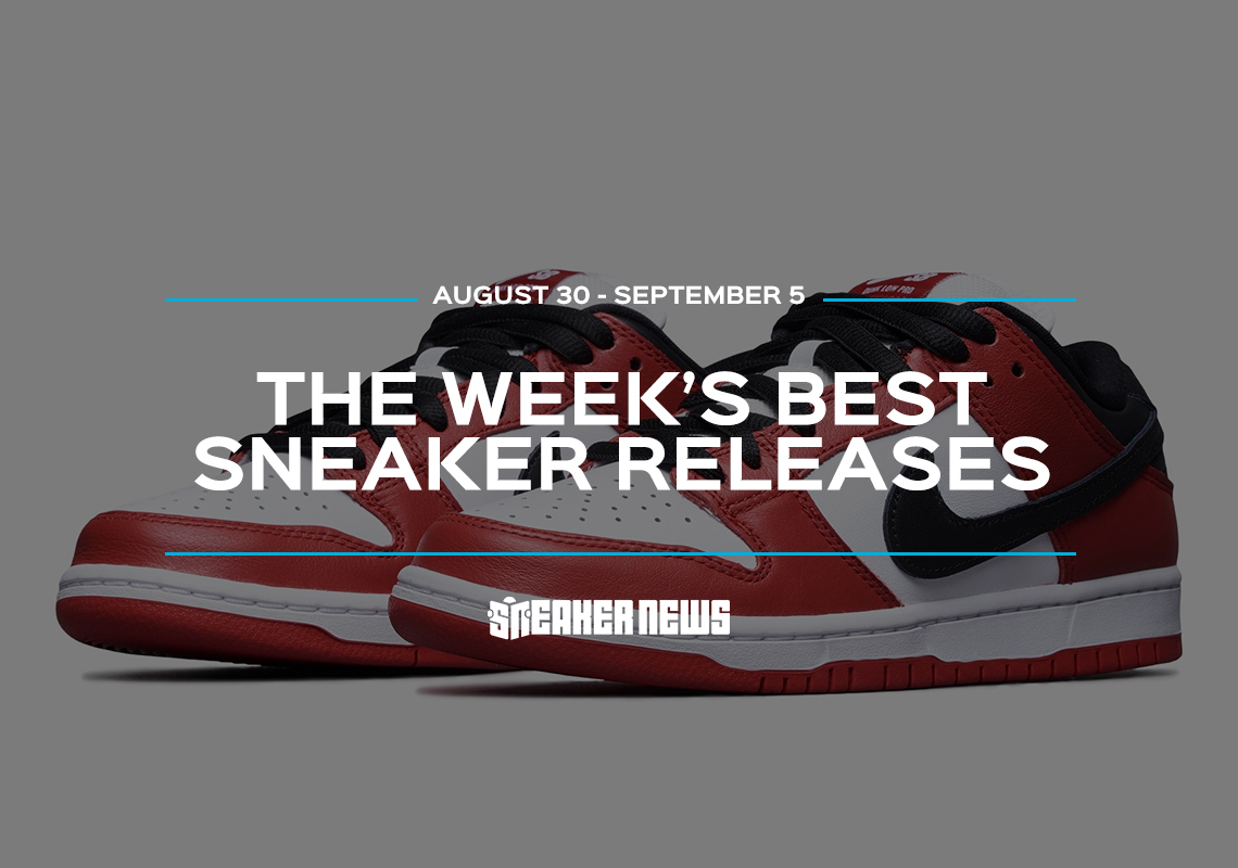 The Nike SB Dunk Low "Chicago" And adidas Yeezy Quantum Headline This Week's Best Sneaker Releases