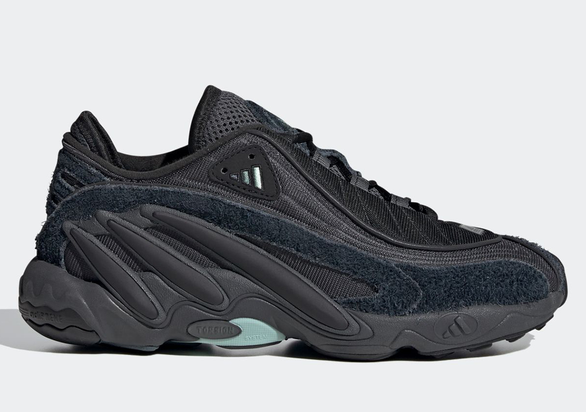The adidas FYW 98 Gets A “Utility Black” Colorway With Mint Hits