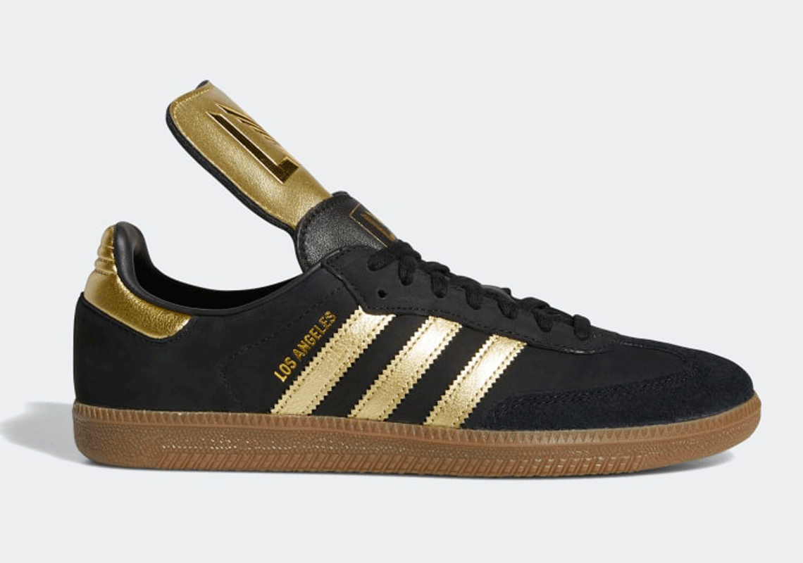 Pre-owned Adidas Originals Adidas Lafc Los Angeles Football Club Samba Shoe  Tan 2021. Adult Size: 11.5 In Brown